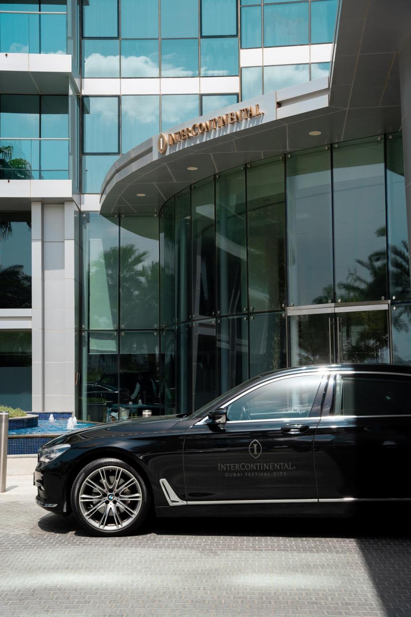 Intercontinental Residence Suites Dubai Festival City By Ihg Εξωτερικό φωτογραφία The entrance of the hotel