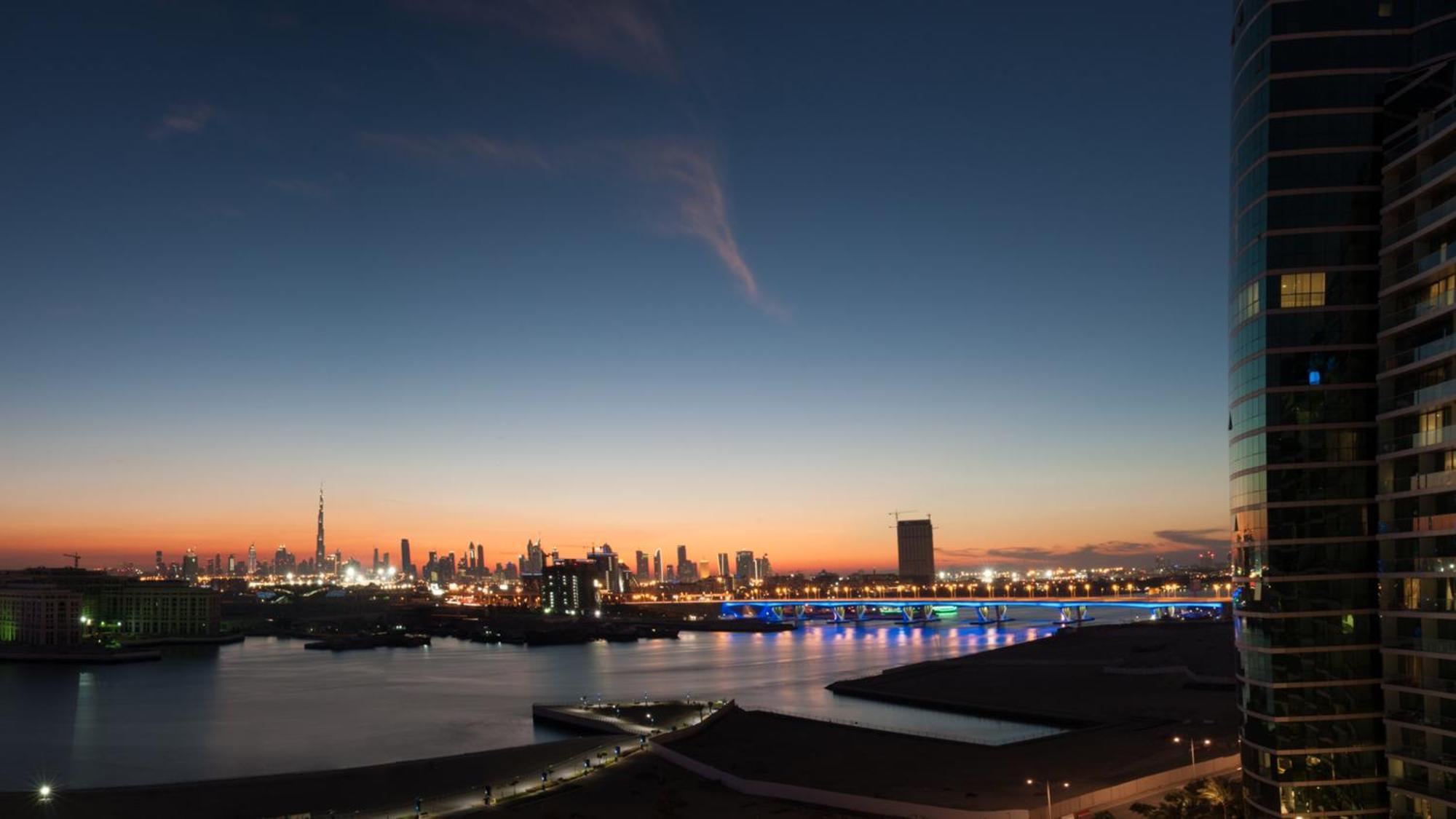 Intercontinental Residence Suites Dubai Festival City By Ihg Εξωτερικό φωτογραφία View of the city from the Marina